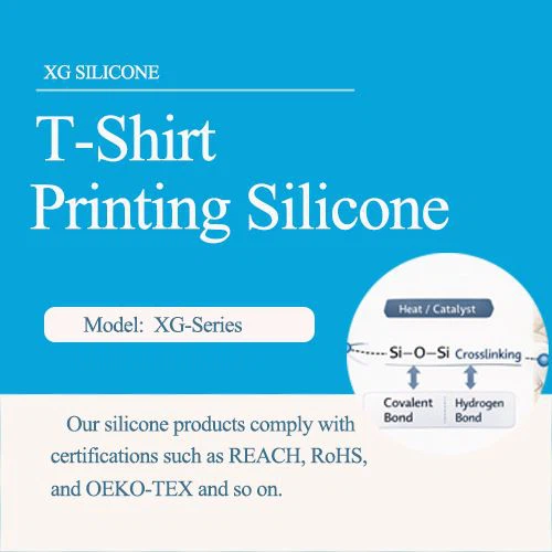 T-Silikonblekk med skjortetrykk